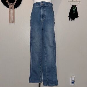 Free People Short Flare Jeans